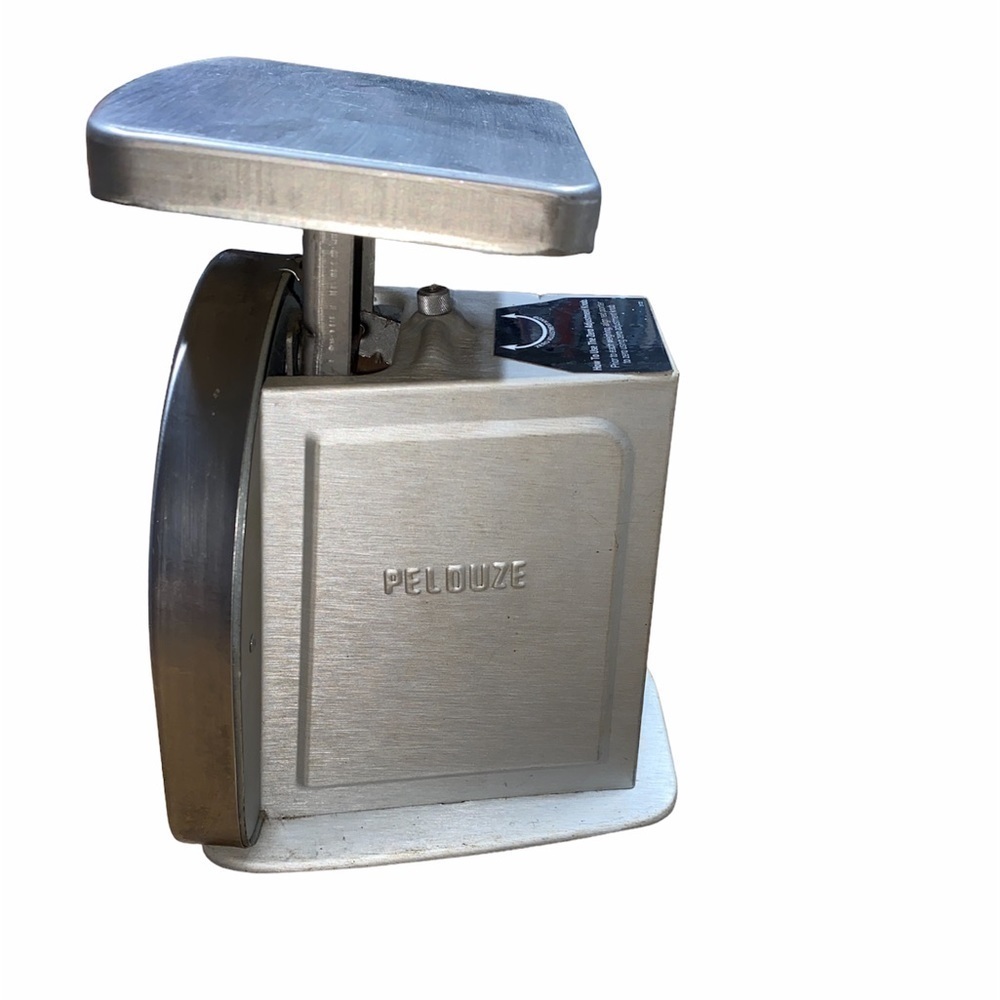 Pelouze mechanical 50 lb stainless steel scale - Picture 4 of 5